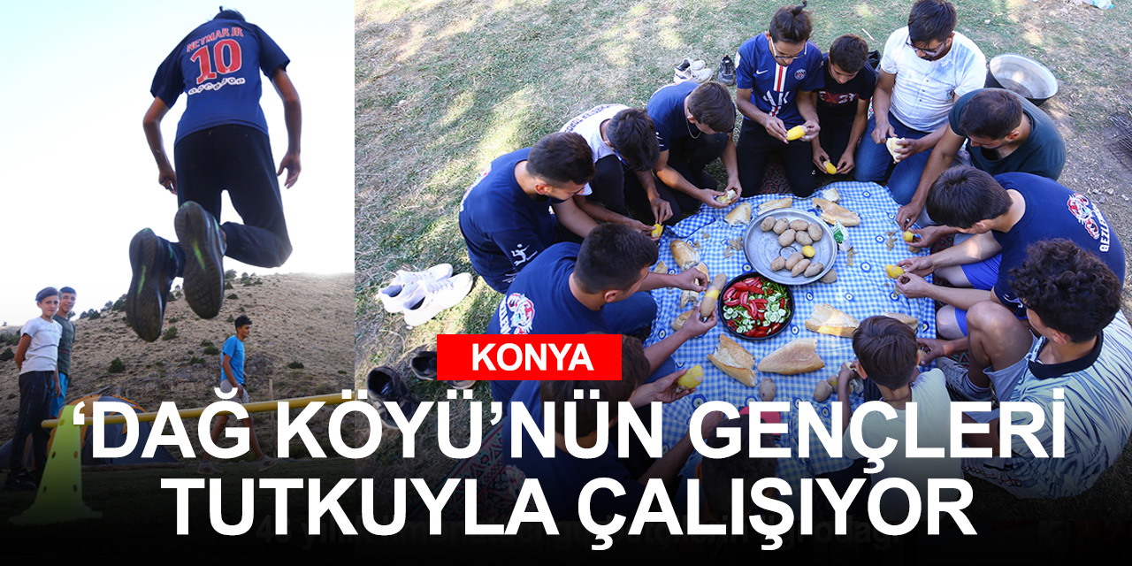 Hadim Gezlevi'nin voleybol tutkusu imkansızlıklara yeniliyor