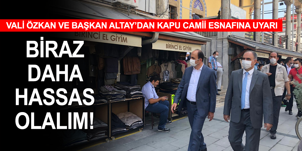 Konya Valisi ve Belediye Başkanından cuma çıkışı esnafa hassasiyet uyarısı