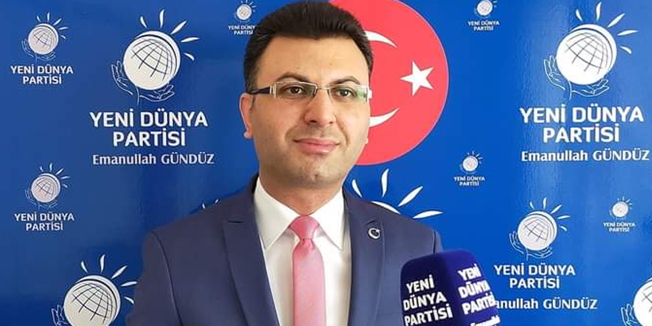Yeni Dünya Partisi Genel Başkanı Gündüz Makron'a tepki gösterdi