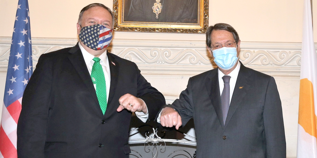 ABD safını belli etti! Pompeo'dan Güney Kıbrıs Rum Yönetimi'ne destek ziyareti