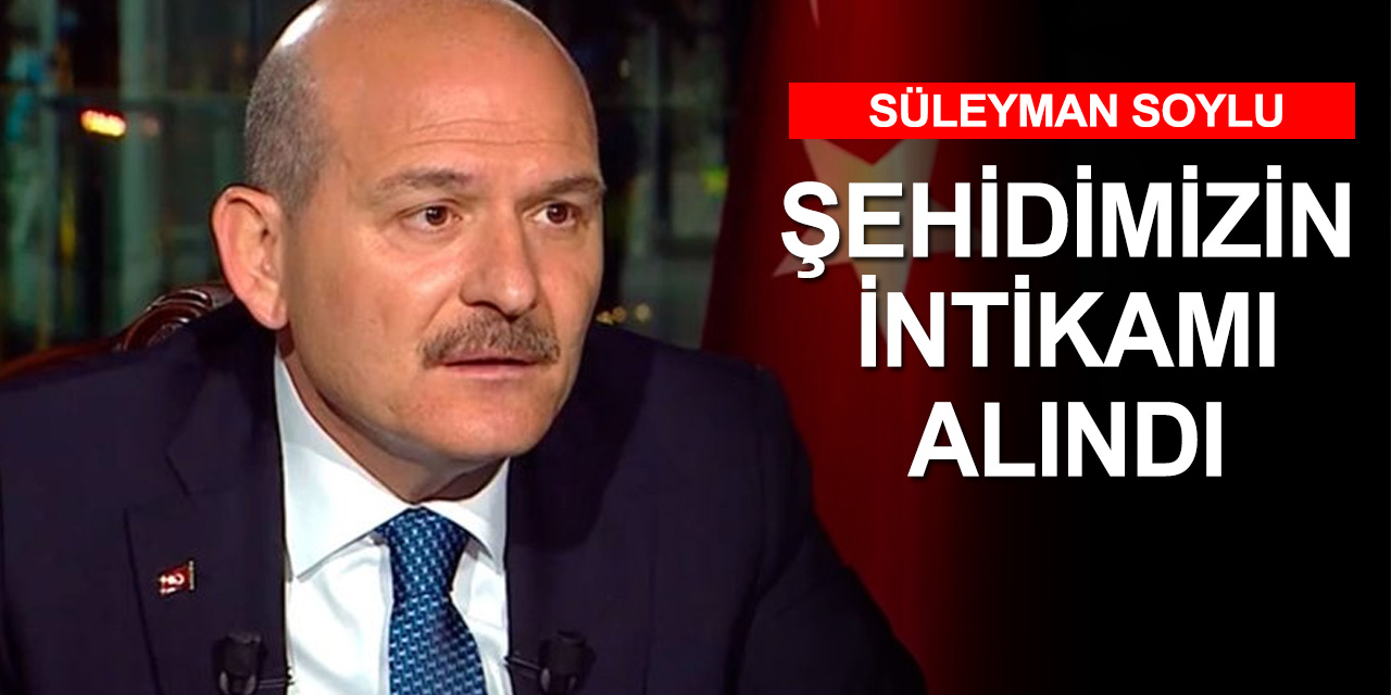 Soylu: Şehitlerimizin intikamını aldık! Turuncu kategoride iki terörist öldürüldü