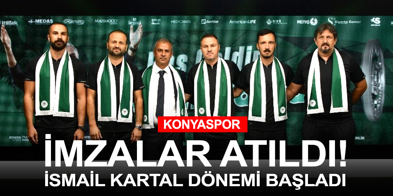 Konyaspor'da Kartal dönemi resmen başladı