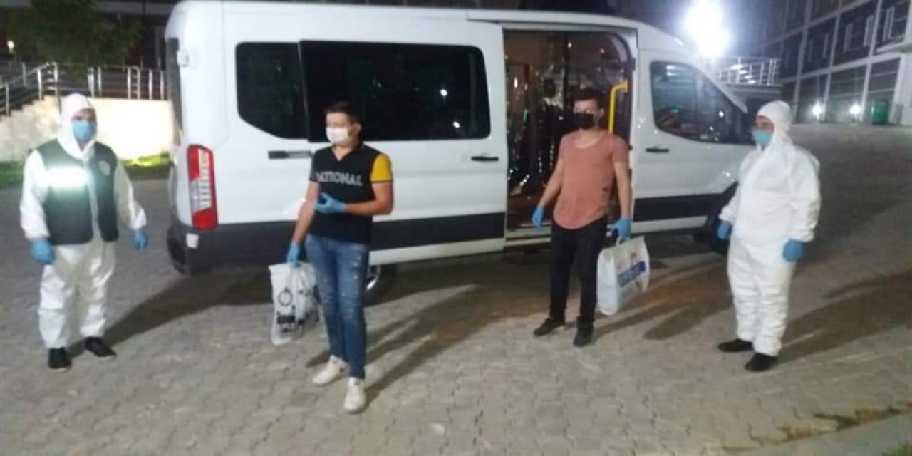İzolasyonu ihlal eden 3 kişi yurda yerleştirildi