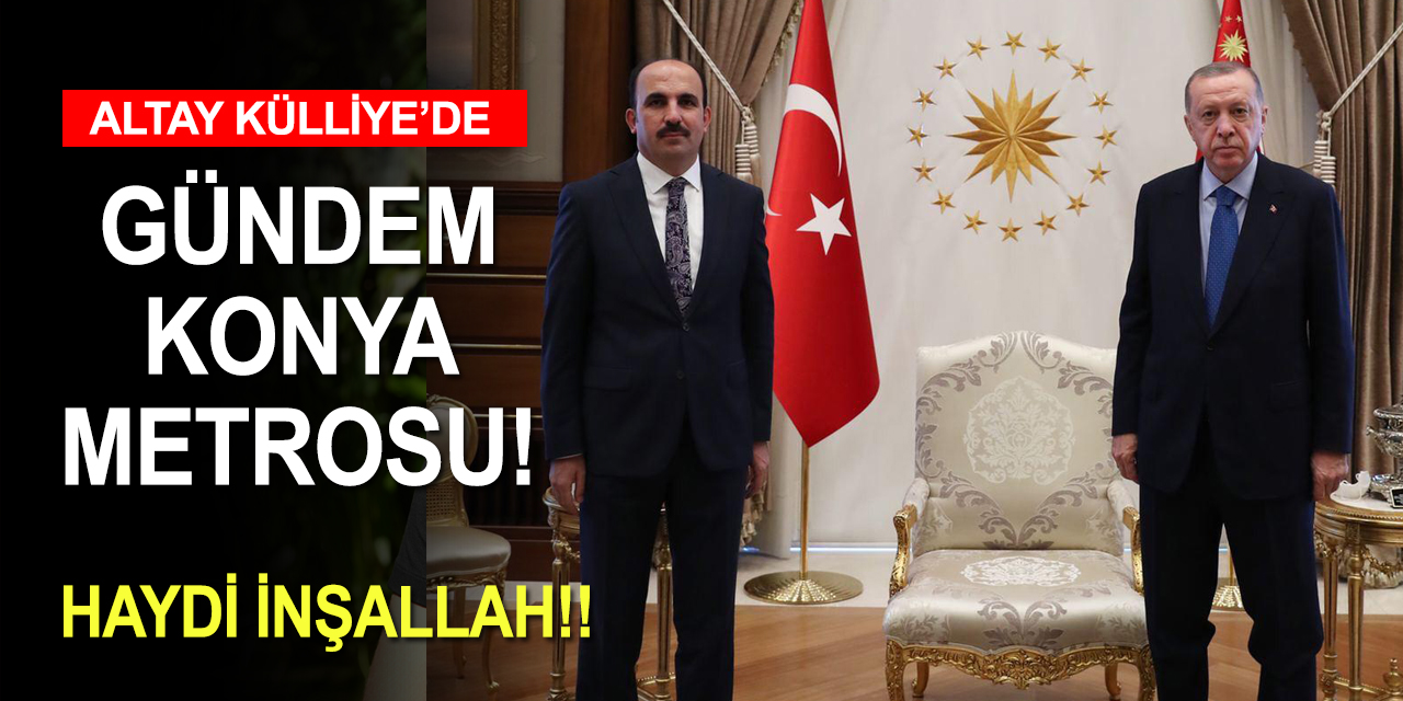 Konya metrosu bu sefer tamam mı? Konu Külliye'ye kadar gitti