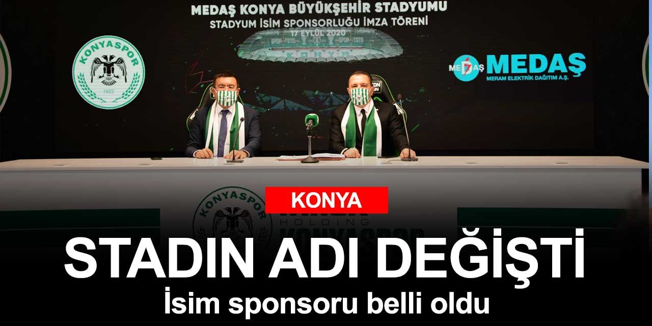 Konyaspor'un stadının sponsoru belli oldu