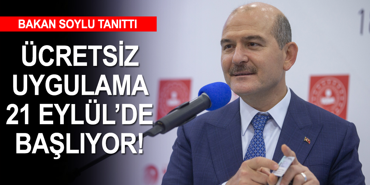 İçişleri Bakanı Soylu'dan sevindiren proje tanıtımı! Ehliyetler kimlik kartlarına yükleniyor
