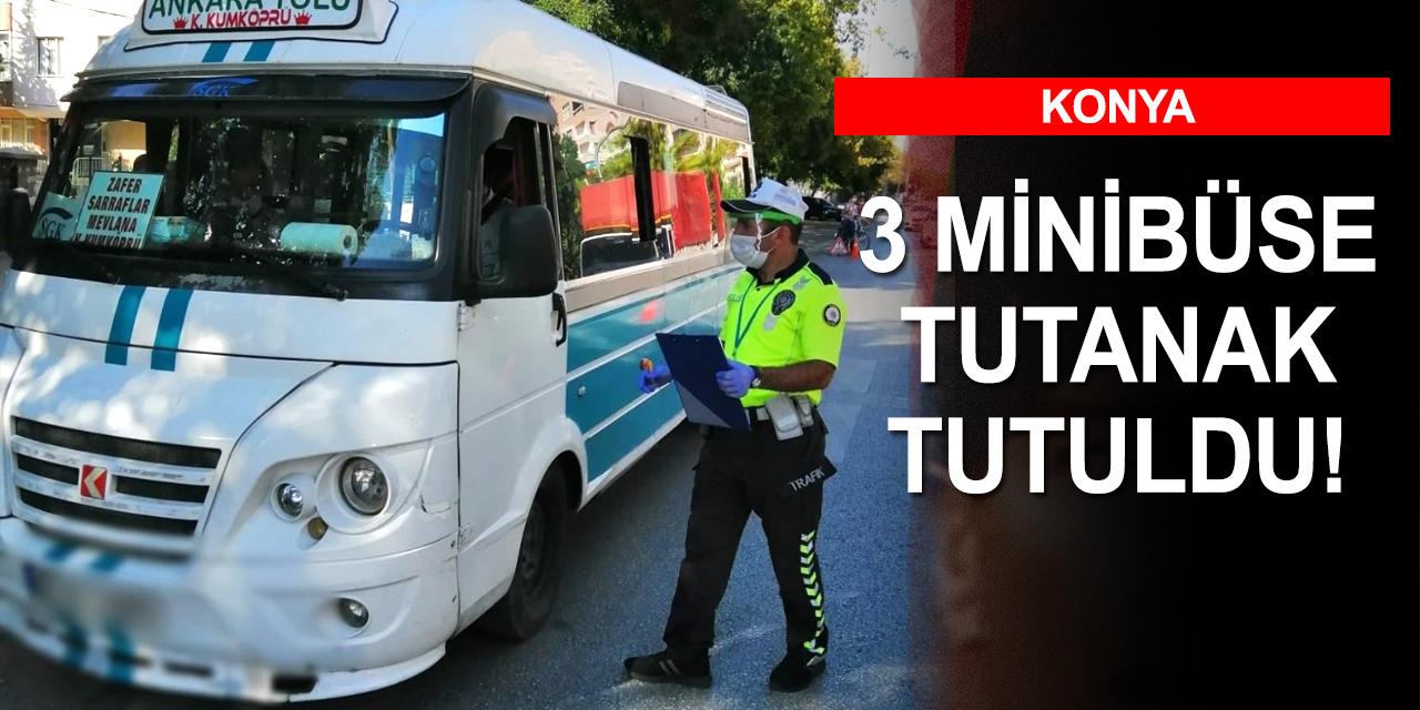 Vakası bol Konya'da polisin korona denetimlerinde yine ihlallere cezalar kesildi