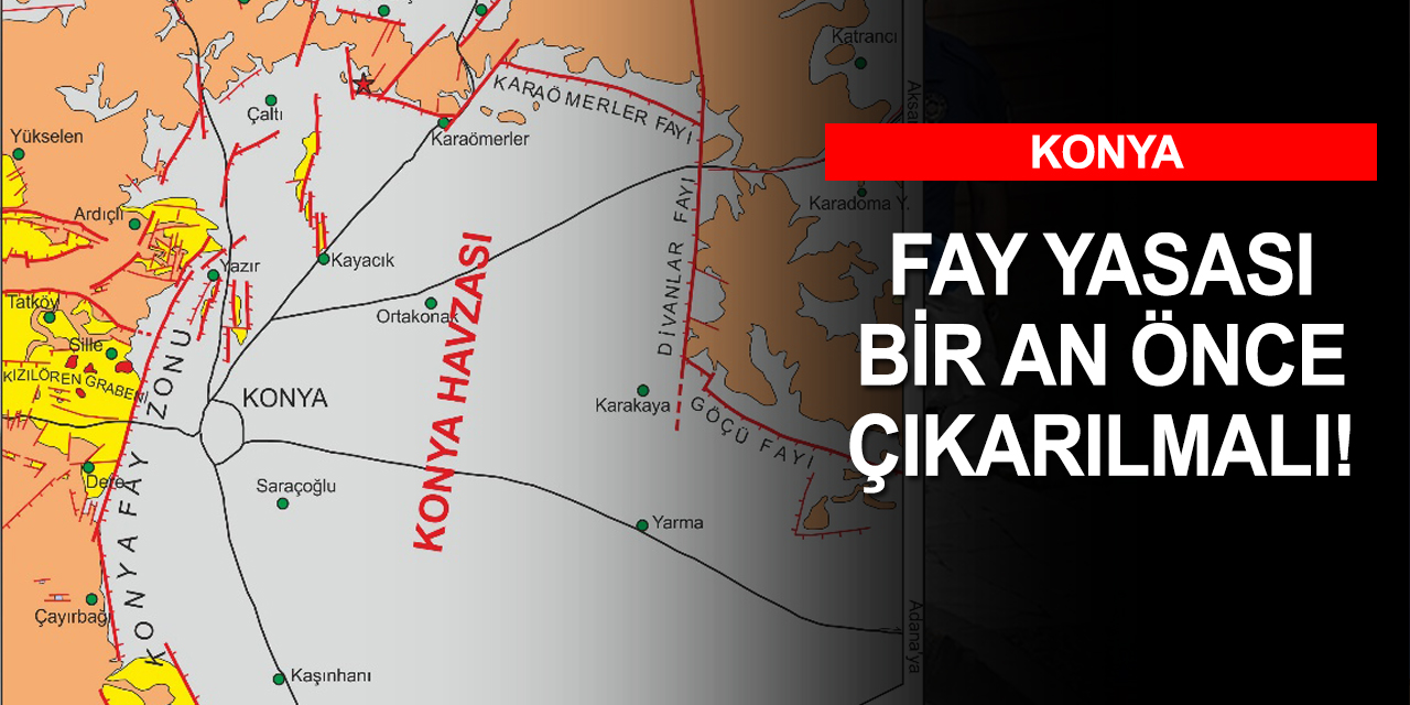 Jeoloji Mühendisleri Odası Konya Şubesi'nden Konya’nın depremselliği açıklaması
