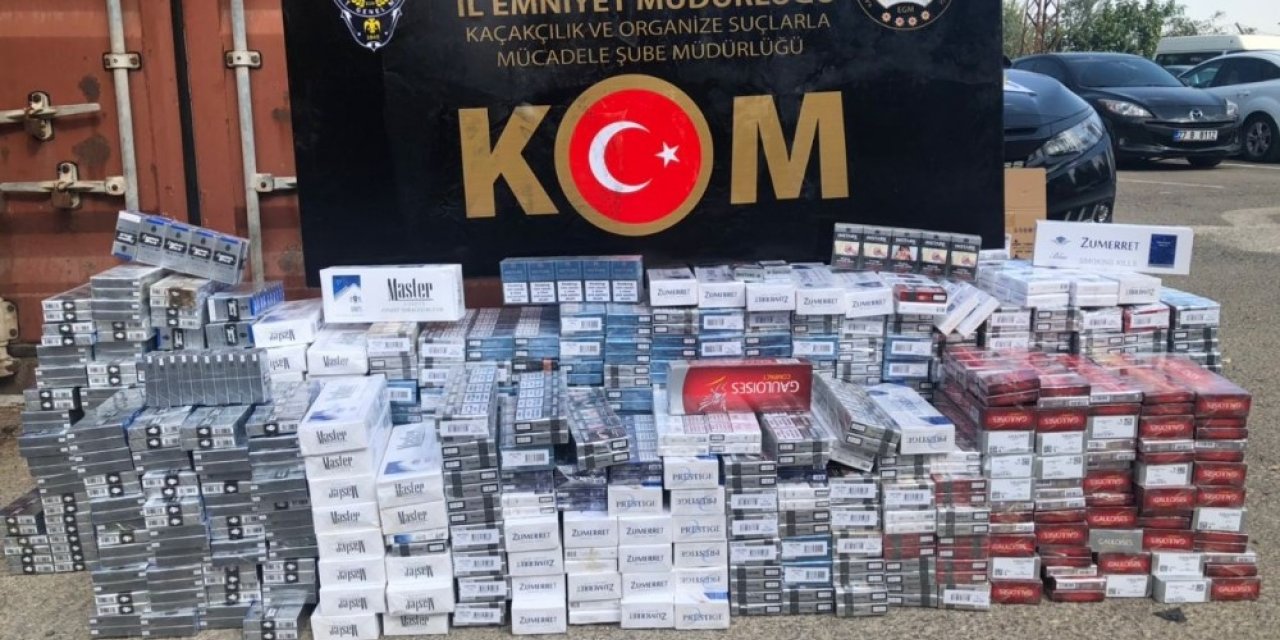 Gaziantep’te 4 bin 540 paket kaçak sigara ele geçirildi