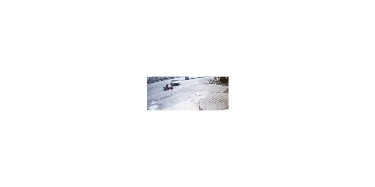 Çarpmamak için motosikleti yatırınca metrelerce sürüklendi