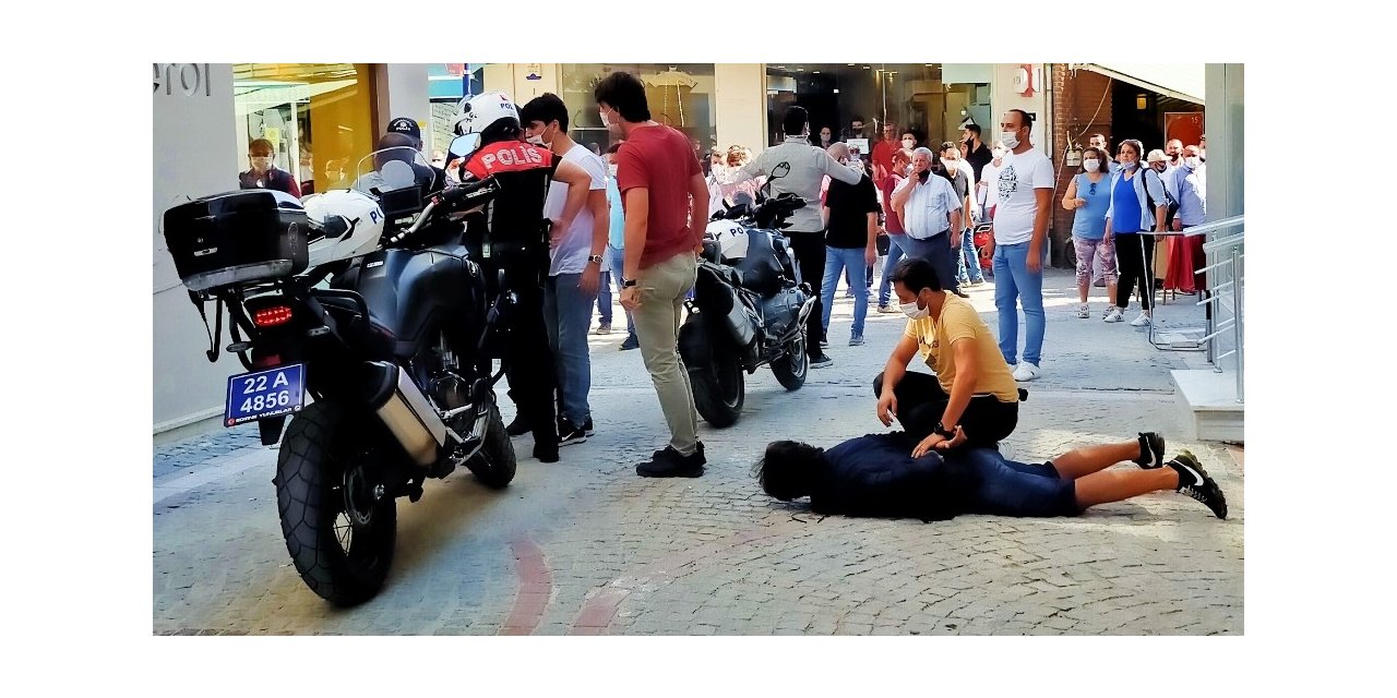 Maske denetiminde ortalık karıştı: Polis ile kimlik göstermeyen şahıslar arasında arbede