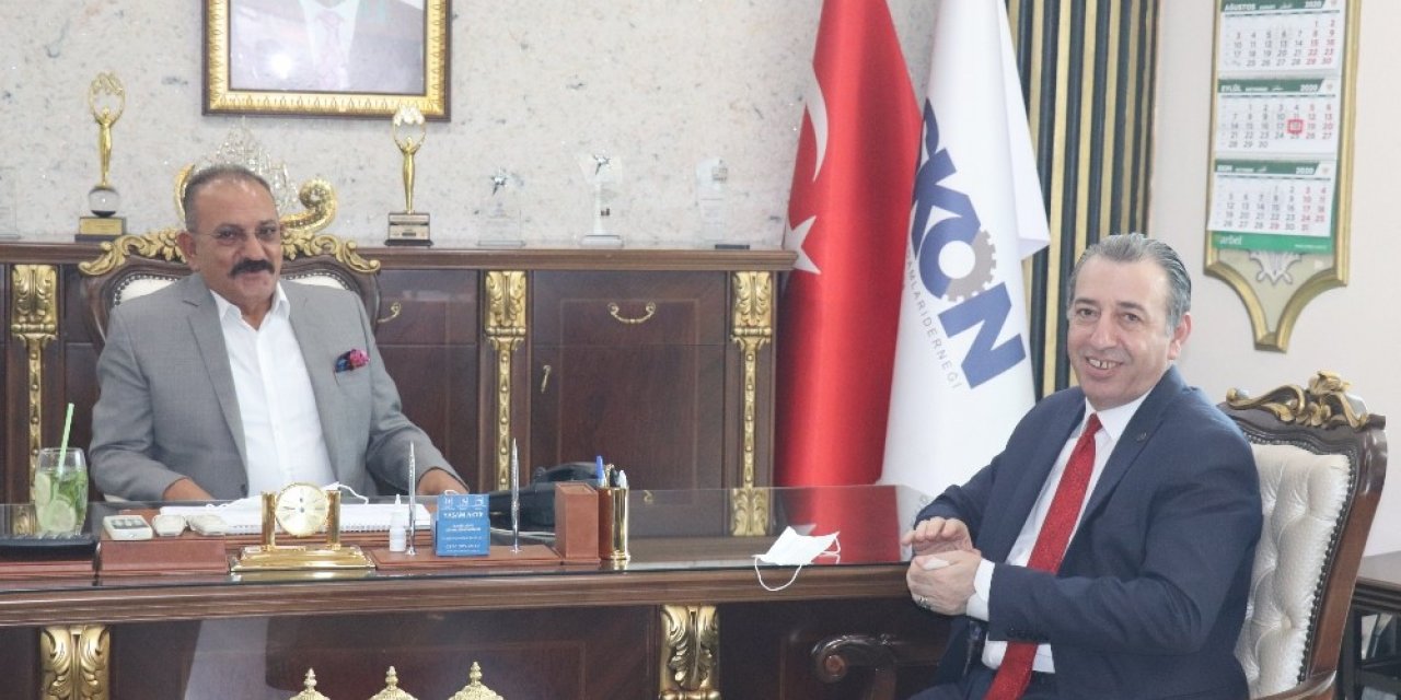 Türkmen Bakan, ASKON Şube Başkanı Arslan’ı ziyaret etti