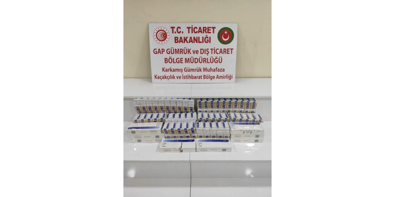 Sınır kapısında bin 250 paket kaçak sigara ele geçirildi