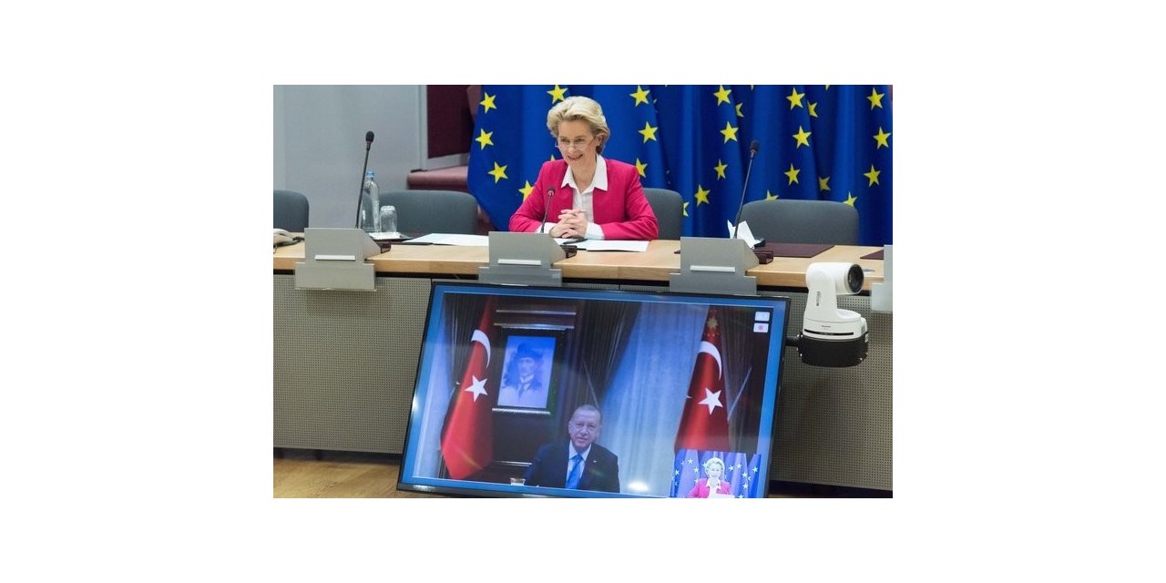 AB Komisyonu Başkanı Leyen: "Cumhurbaşkanı Erdoğan ile verimli görüşme gerçekleştirdik"