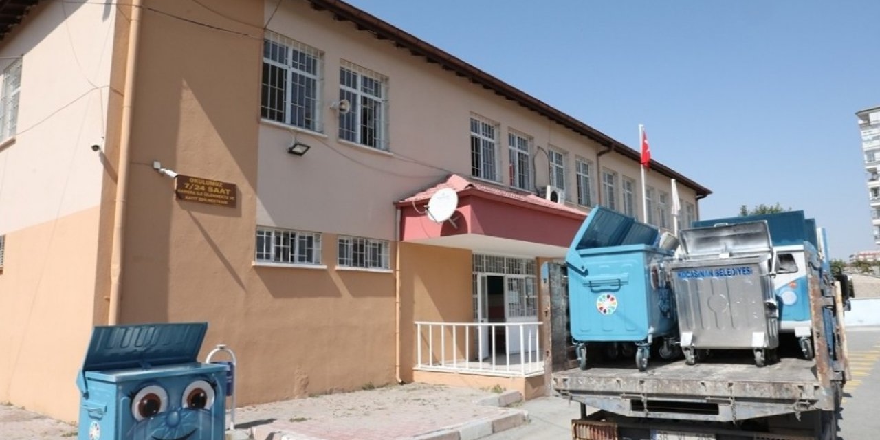 Kocasinan’ın çöp konteynerlerine estetik dokunuşlar