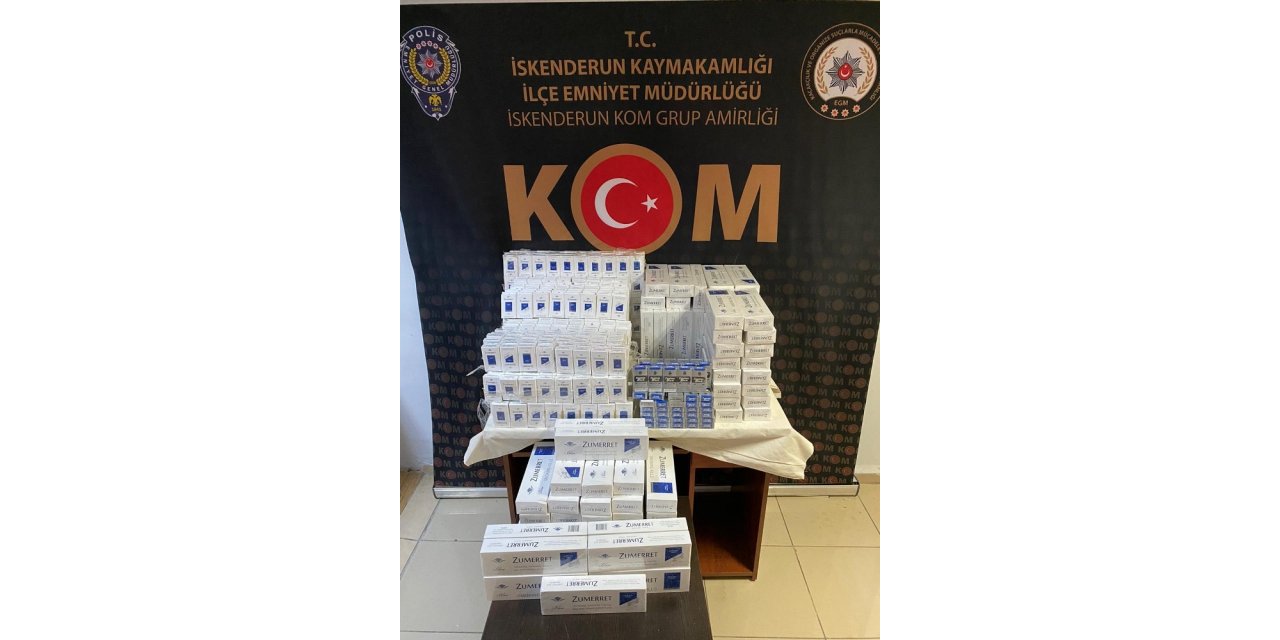 Tırdan bin 740 paket kaçak sigara çıktı
