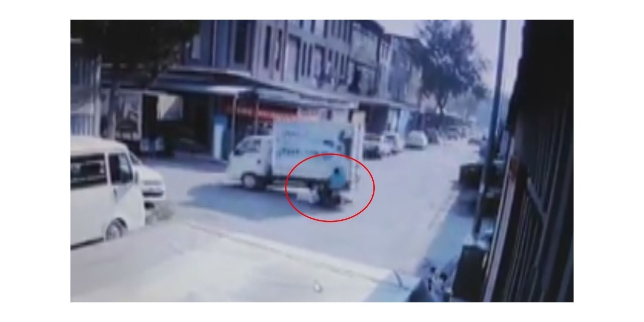 Kamyonetin altında kaldı