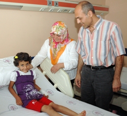 İlayda açık kalp ameliyatı oldu