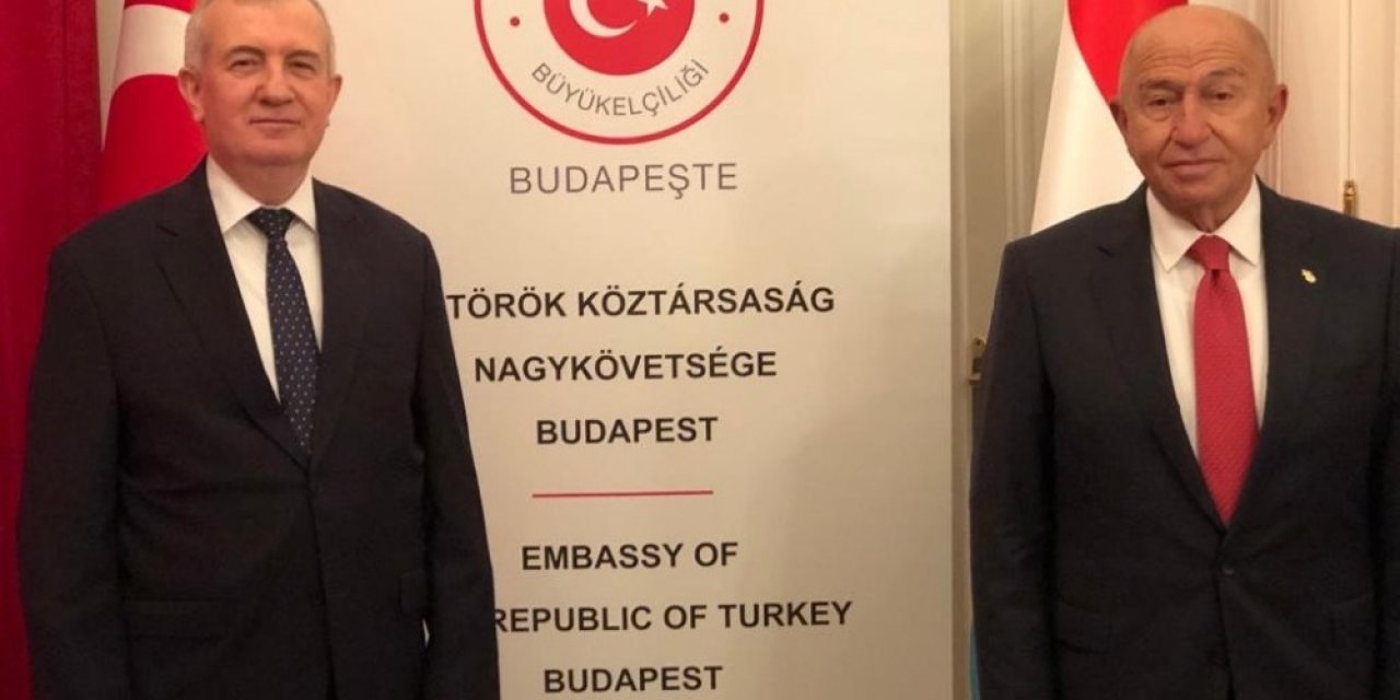 Nihat Özdemir’den Budapeşte Büyükelçisi Oktay’a ziyaret