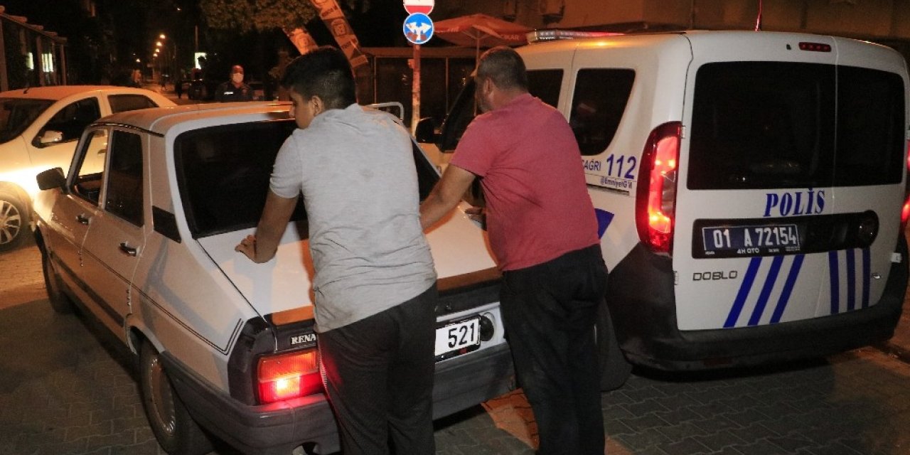 16 yasındaki genç babası alkollü diye direksiyona geçti, polisten kaçarken yakalandı
