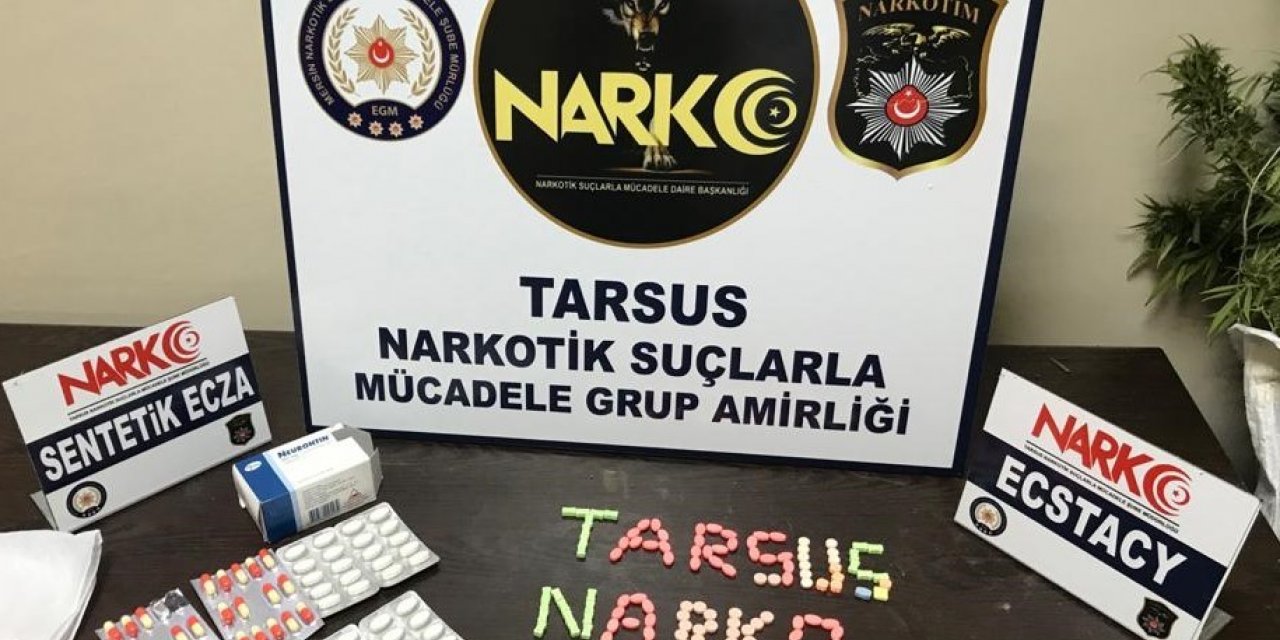 Tarsus’ta uyuşturucu operasyonlarında 1 kişi tutuklandı