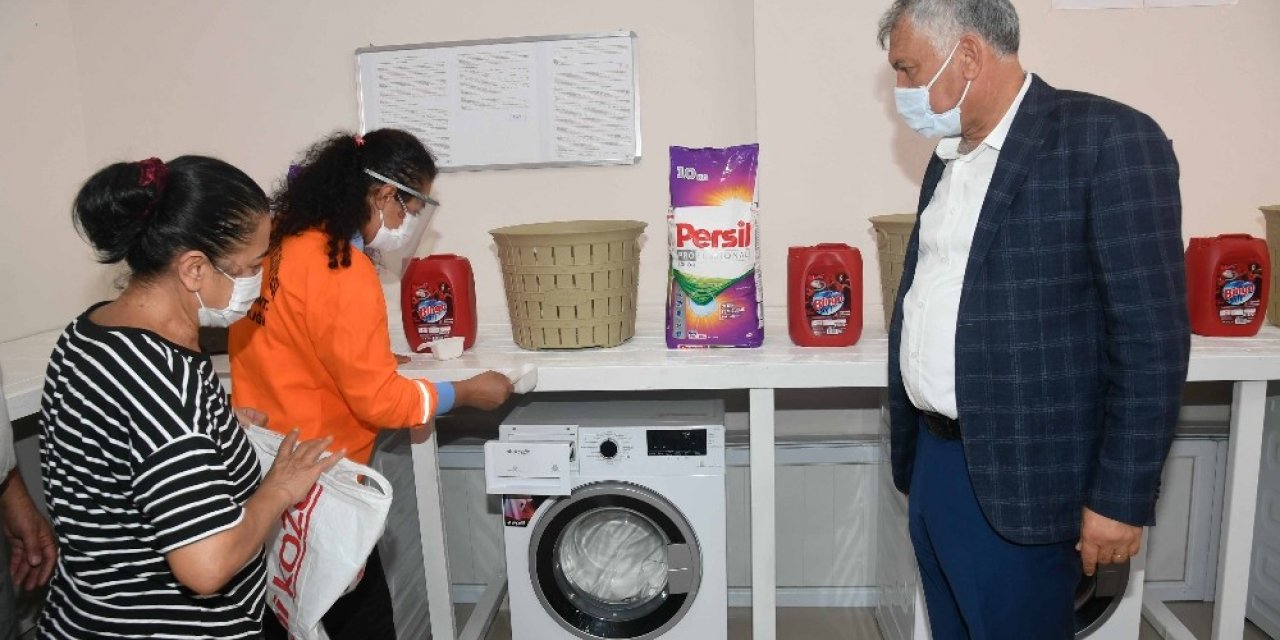 Çamaşır yıkama merkezi açıldı