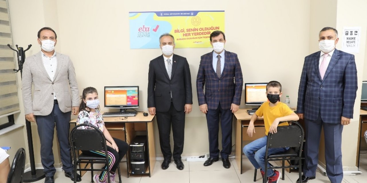Bursa Büyükşehir Belediyesi’nden uzaktan eğitime sınırsız destek