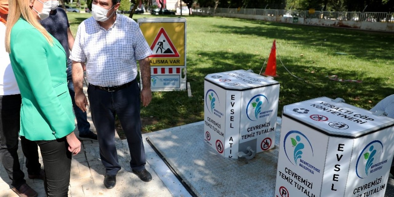 ‘Yeraltı çöp konteyneri’ pilot uygulaması başladı