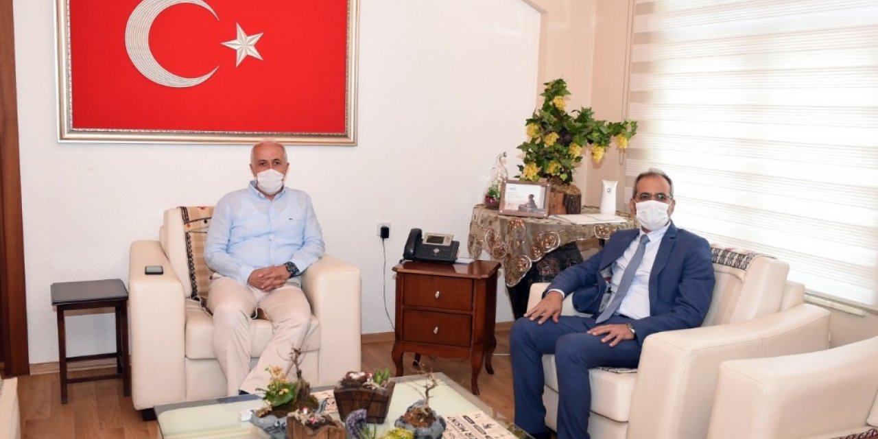 Başkan Bozdoğan ve Başkan Gültak, ortak projeler için bir araya geldi