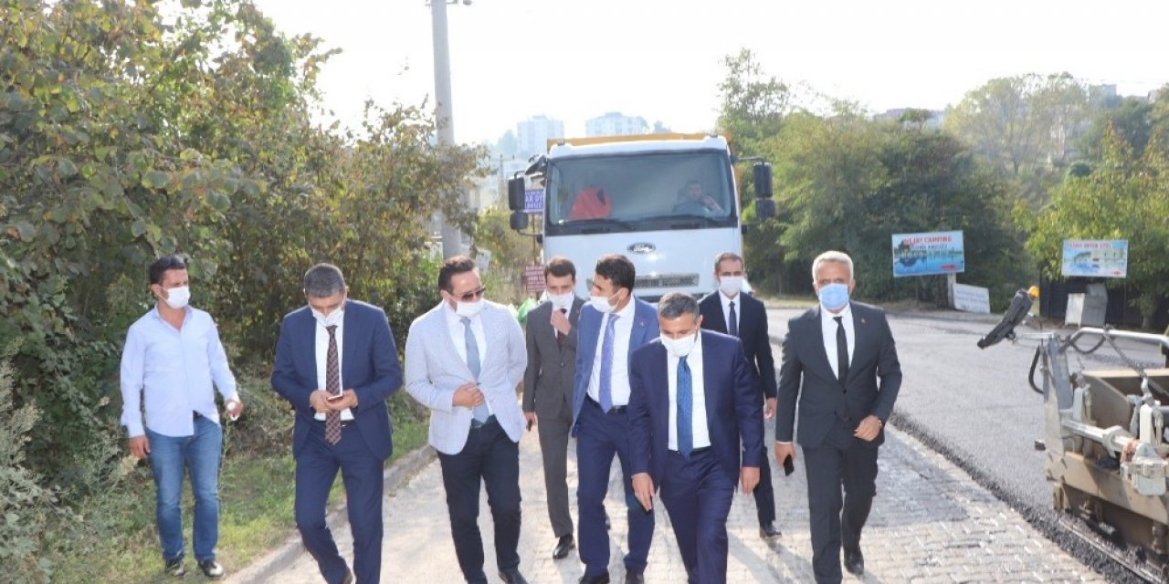 Vali Atay çalışmaları yerinde inceledi
