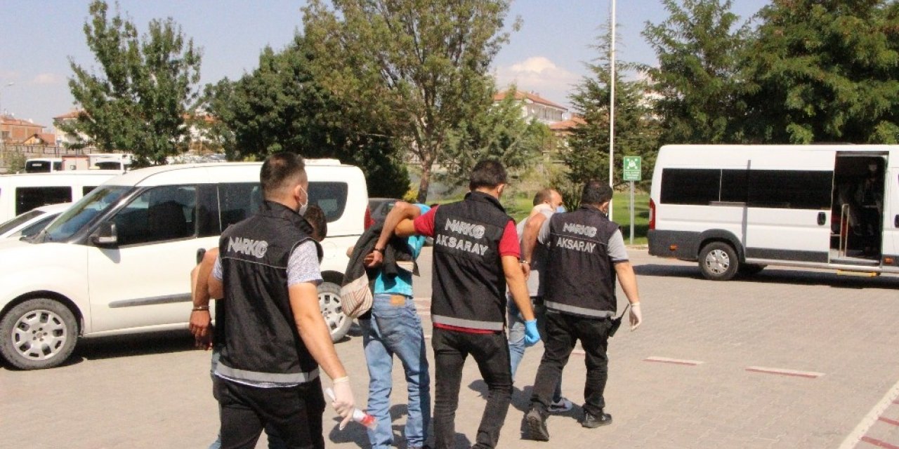 Aksaray’da 5 ayrı uyuşturucu operasyonu: 5 tutuklama