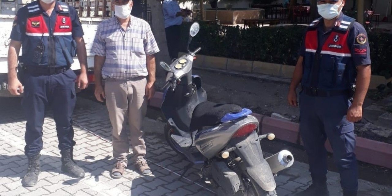 Hırsızlık şüphelisi, çaldığı motosikletle yakalandı