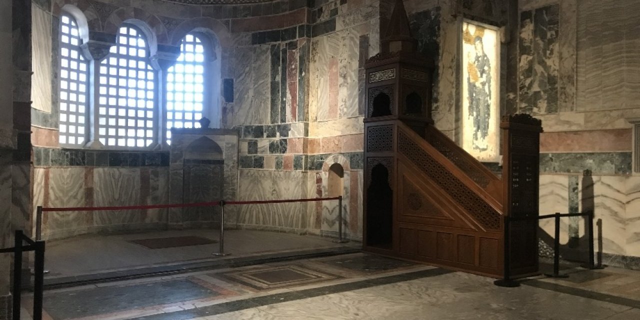 Kariye Cami’deki hazırlıklar sürüyor