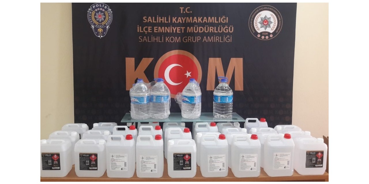 Manisa’da sahte içki ve uyuşturucu operasyonu