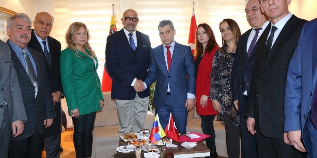 Venezuela Ankara Büyükelçisinden SANKON’a iade-i ziyaret