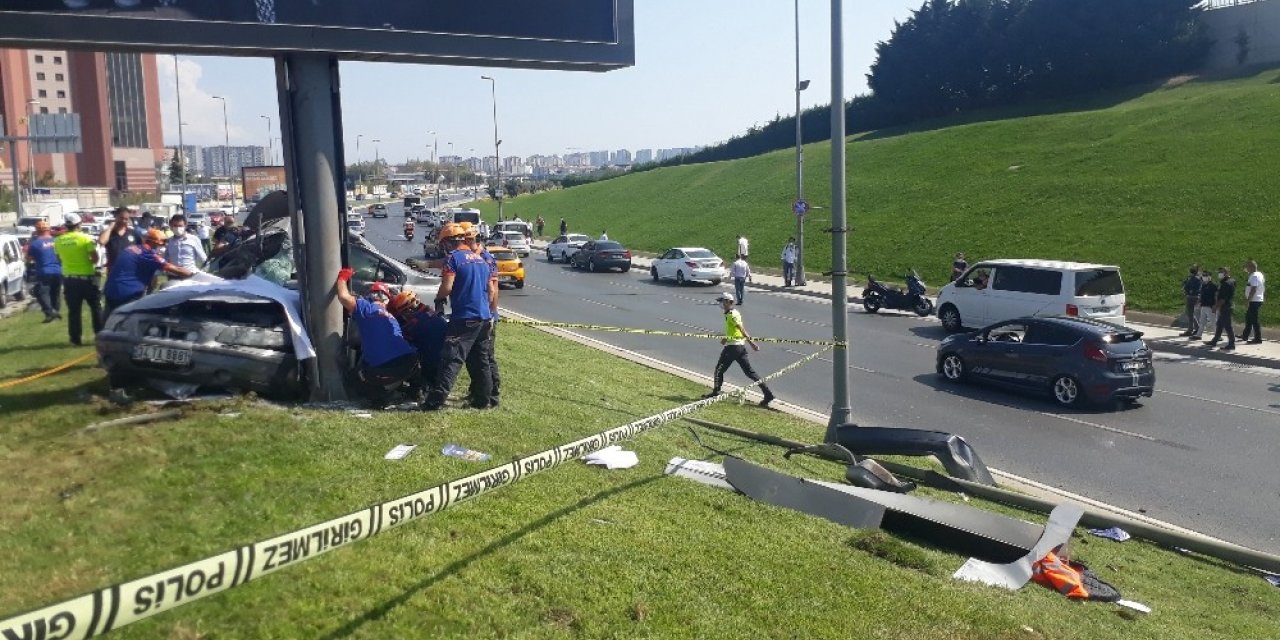 Bakırköy’de feci kaza kaza: 1 ölü