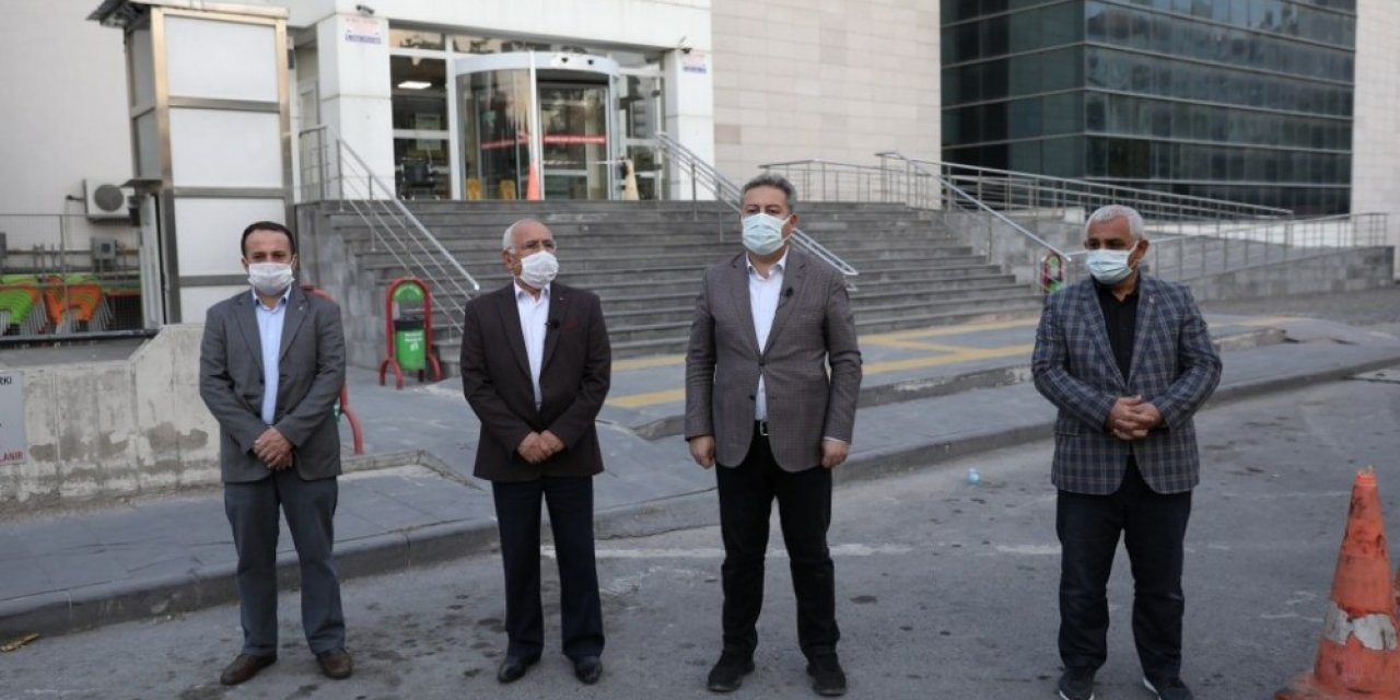 Başkan Palancıoğlu ekibi ile Hürriyet ve Yeniköy Mahallelerinde