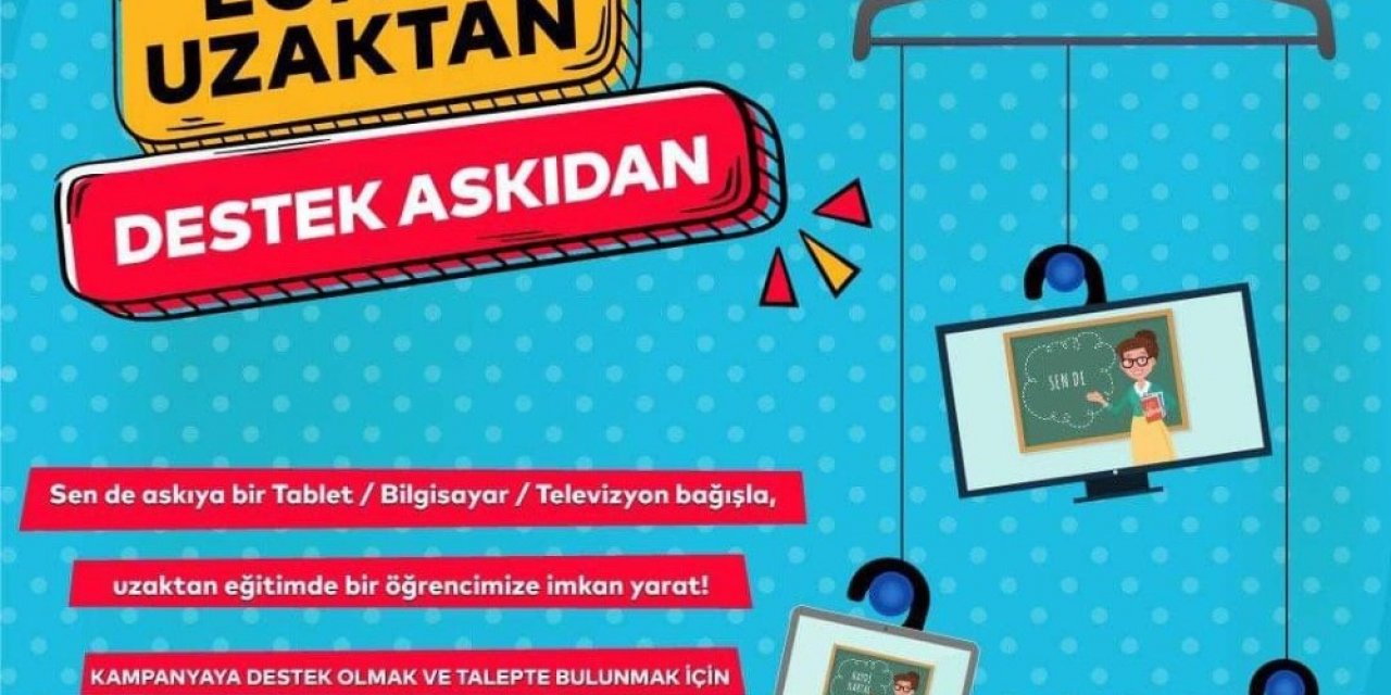 Kartal Belediyesi’nden “Eğitim Uzaktan, Destek Askıdan” Kampanyası