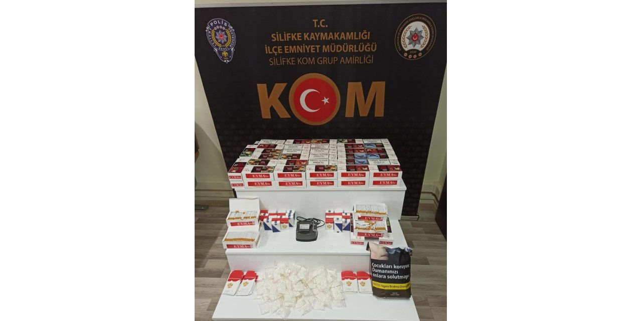 Silifke’de uyuşturucu ve kaçakçılık operasyonları: 11 gözaltı