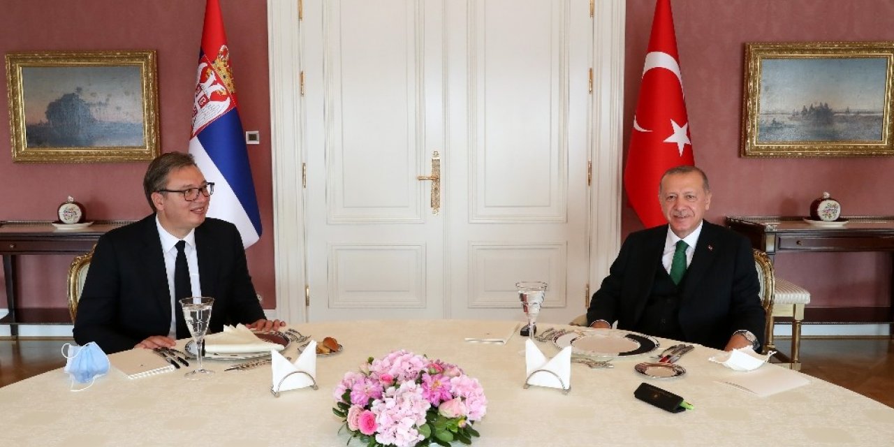 Cumhurbaşkanı Erdoğan, Sırbistan Cumhurbaşkanını kabul etti
