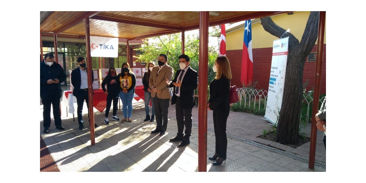 TİKA’dan Şili’deki Mustafa Kemal Atatürk İlköğretim Okulu öğrencilerine Covid-19 yardımı