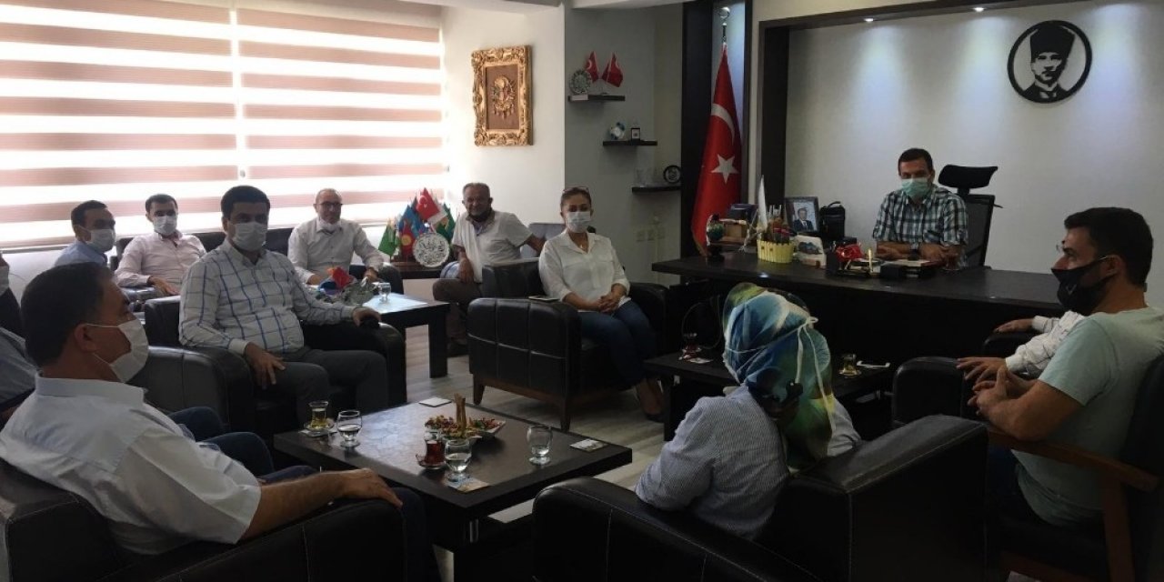 Başkan Bilgili ve Kaymakam Gürçam, yangın sonrası yapılanları masaya yatırdı