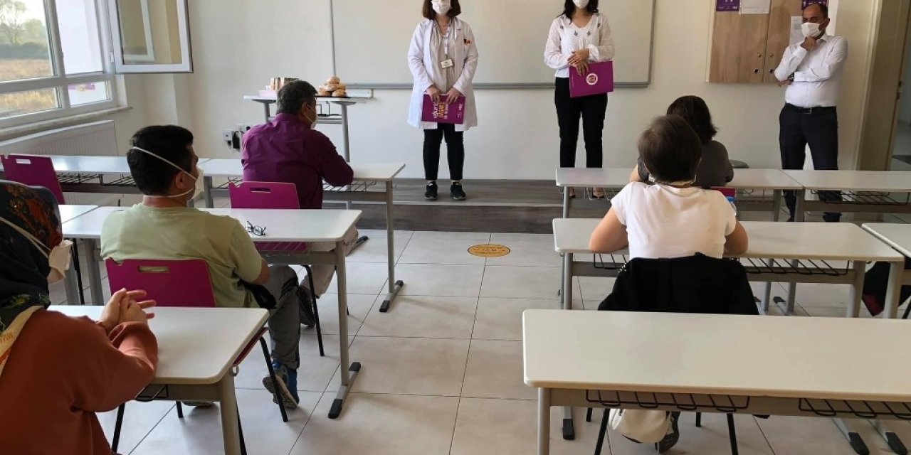 Veliler ile birebir görüşme yapıldı