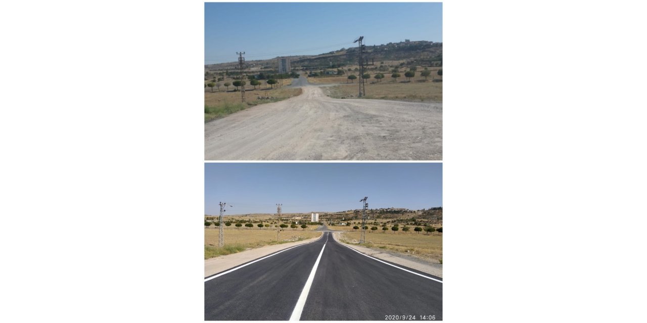 Başkan Dr. Mustafa Palancıoğlu: “İki mahalle de toplam 5800  metre yol asfaltlandı”