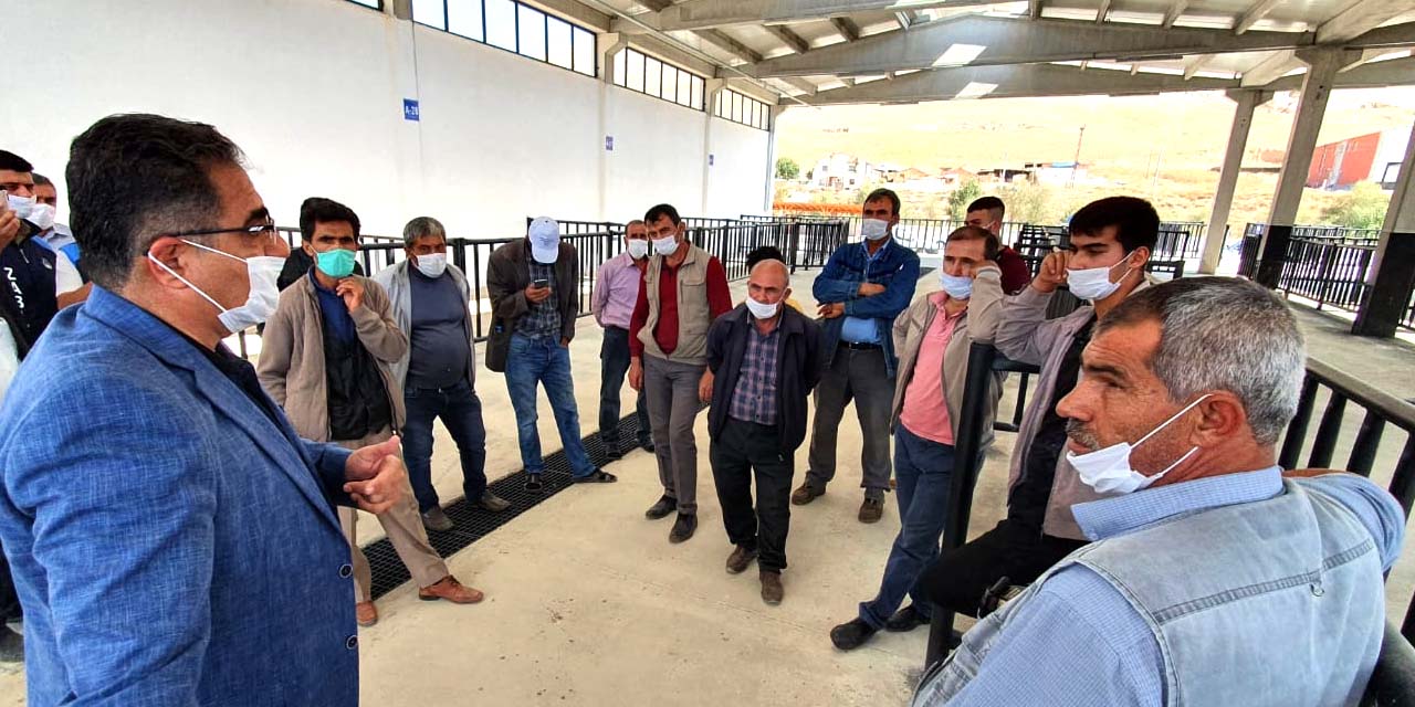 Ilgın kapalı hayvan pazarı inşaatında sonra gelindi