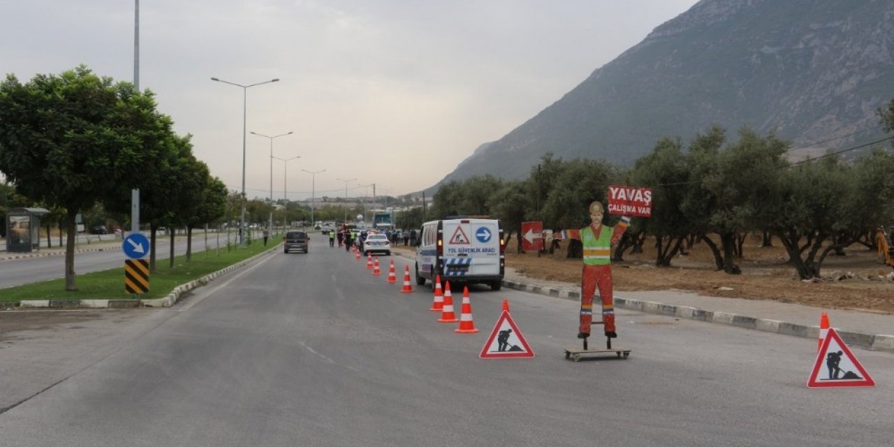 Jandarmadan refüjlerde çalışan belediye personeline trafik eğitimi