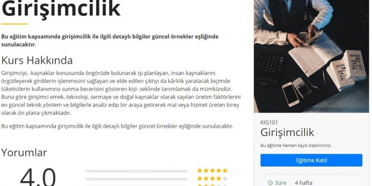 Ücretsiz online eğitimler sürüyor
