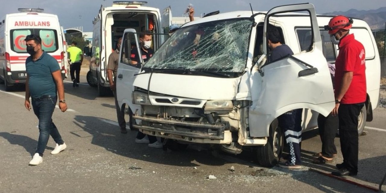 Elazığ’da trafik kazası:2 yaralı