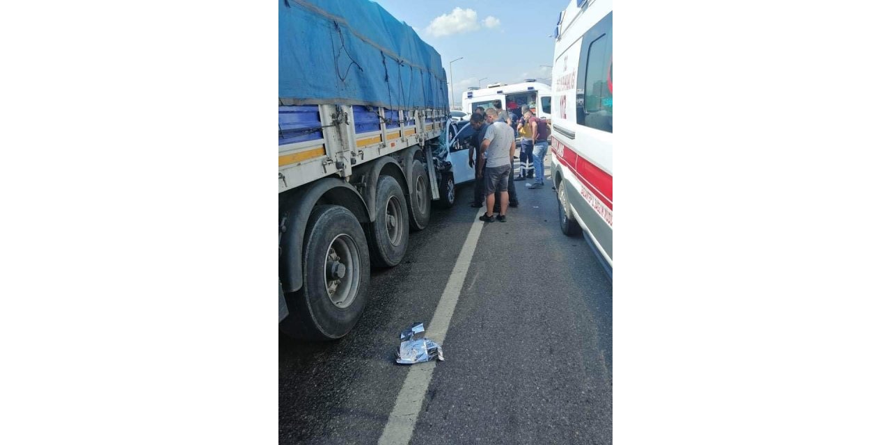 Gaziantep’te feci kaza: 3 ölü, 1 yaralı