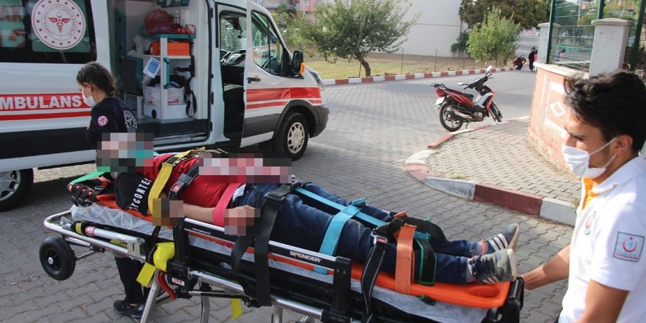 Kula’da motosiklet kazası: 1 ağır yaralı
